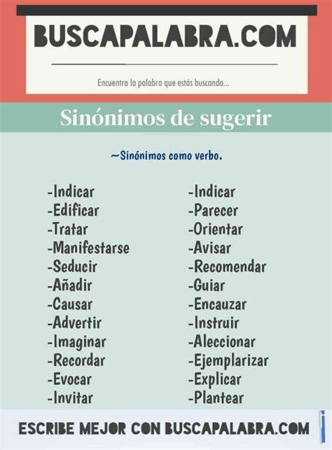 sinonimo de sugerir|synonymos para sugerir.